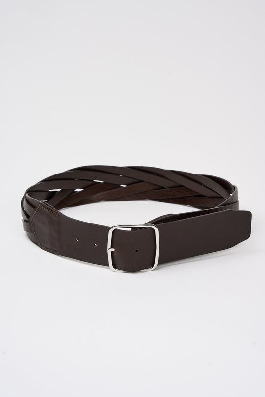 MaxMara Cintura pelle intrecciata 5809