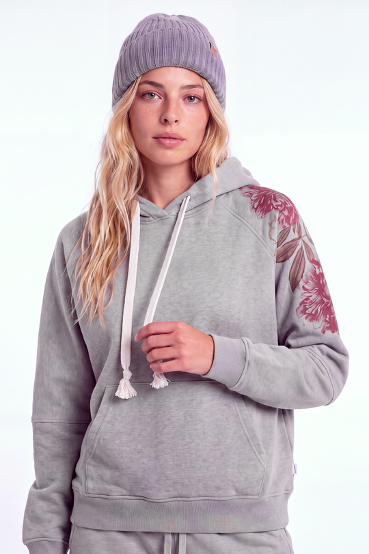 Noumeno Concept Felpa Grafica Floreale 2415