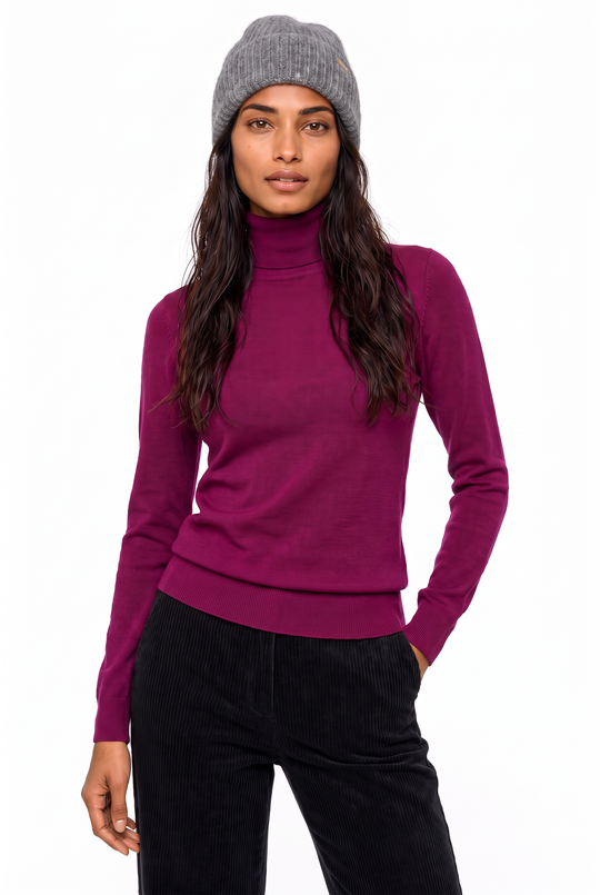 Nice Things Maglia Basica Collo Alto 2494