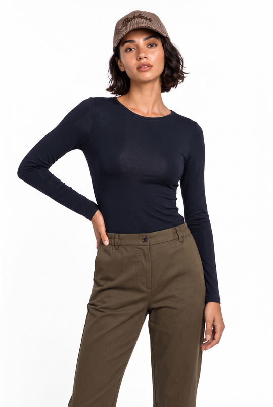 Nice Things Maglia basica Viscosa/Lana 2472