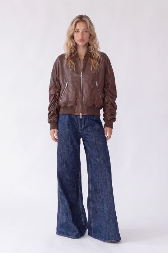 Dondup Bomber in Pelle 2188