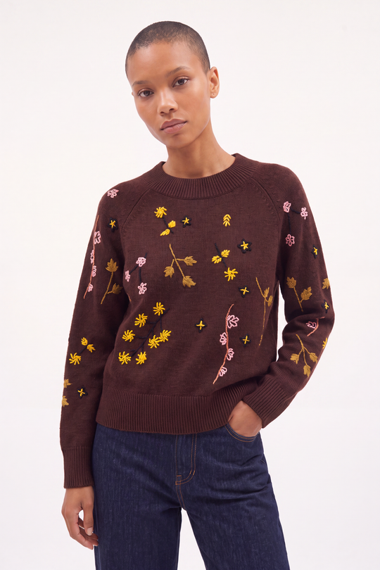 MaxMara Maglia In Lana con Ricami 2237
