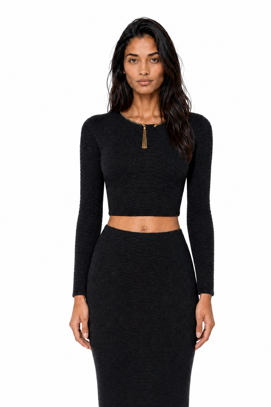 Elisabetta Franchi Maglia trama Snake 2155A