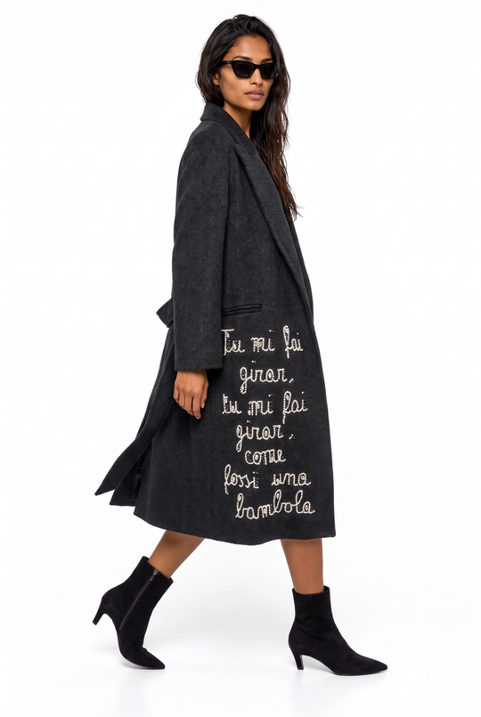 FRONT STREET8 Cappotto Ricamato 2323