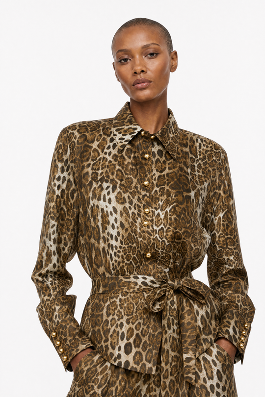 MaxMara Camicia in Seta Stampata 2091