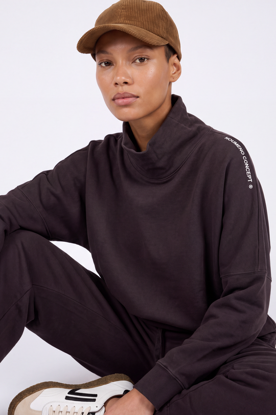 Noumeno Concept Felpa Over Collo Alto 2401