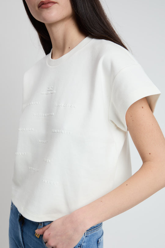 Elisabetta Franchi T-Shirt Lettering 1040