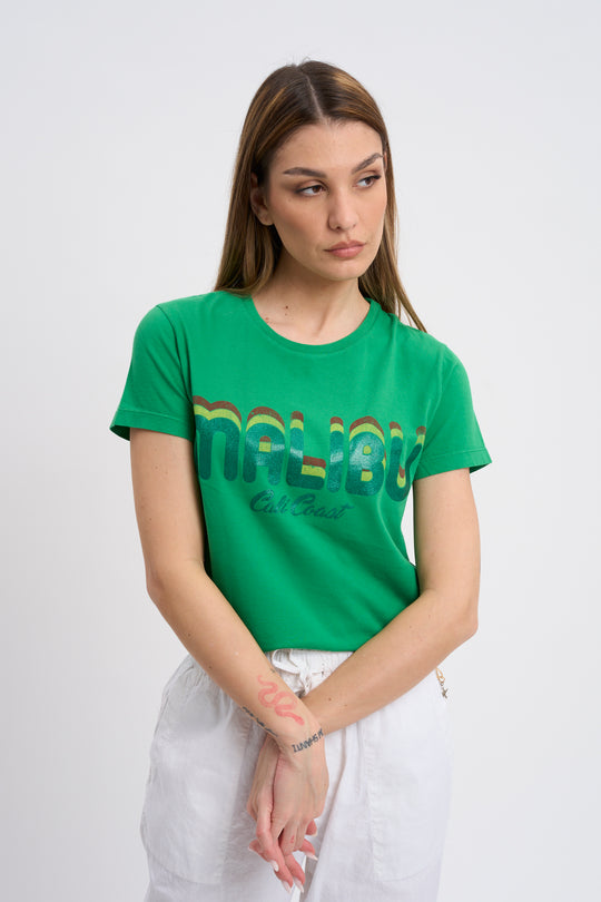 BOWERY T-Shirt stampa Malibu  1179