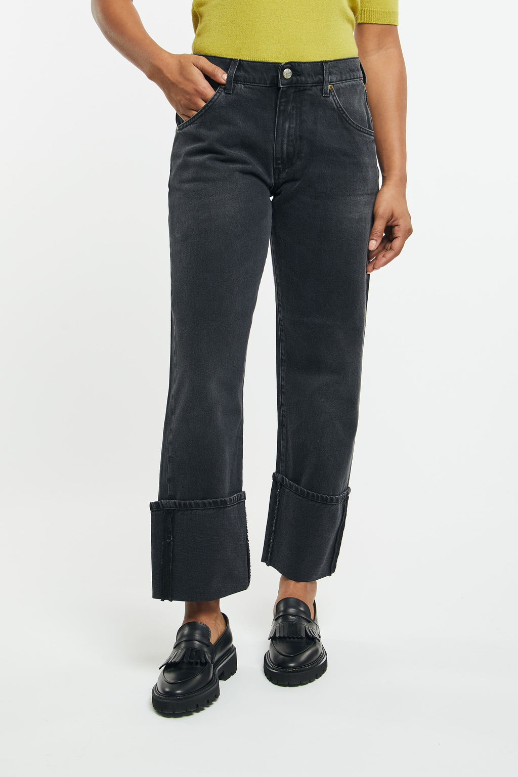 Kalinga Ashok Jeans Cimosa Stivali Alti Jeans Stivaletti Stivali