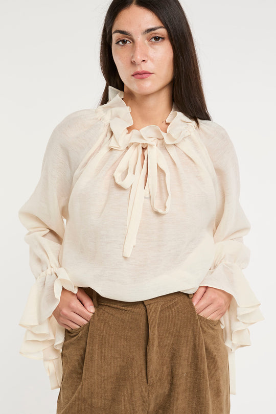 ELEH Camicia Rouches 8704