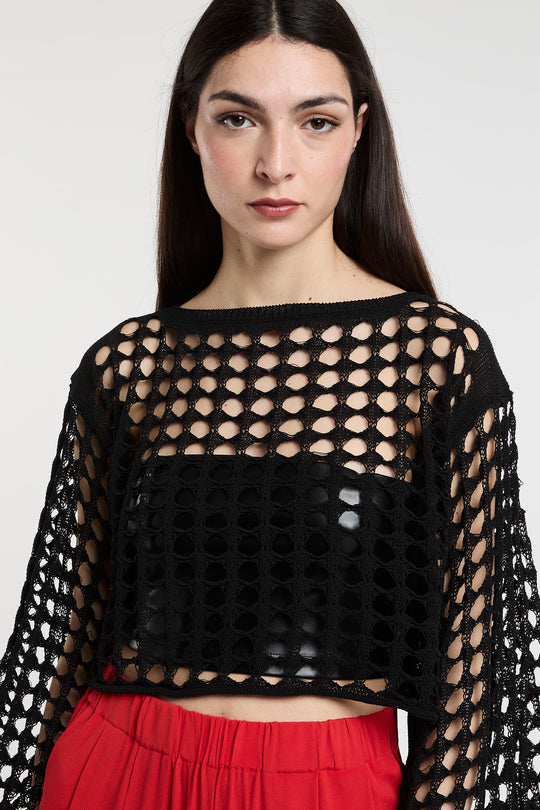 Semicouture Maglia Traforata 5023