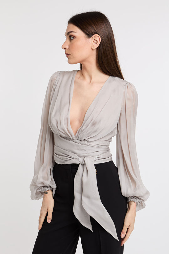Elisabetta Franchi Camicia con Fusciacca 5067