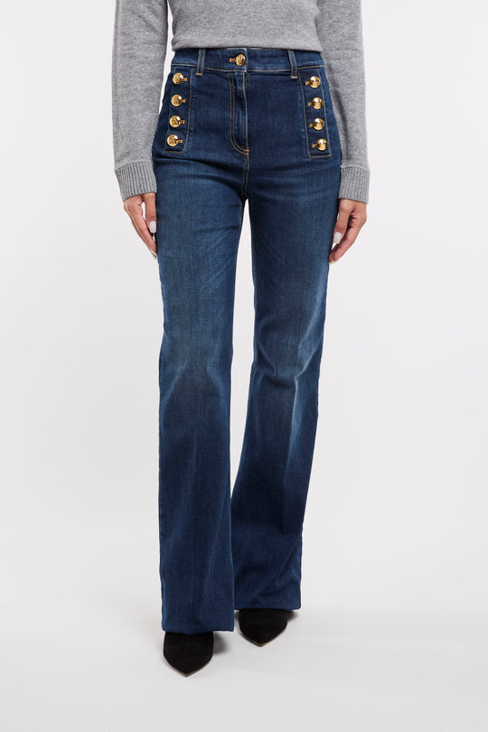 Elisabetta Franchi Jeans Bottoni 6034