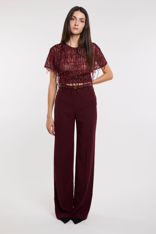 Elisabetta Franchi Pantaloni Palazzo 6053