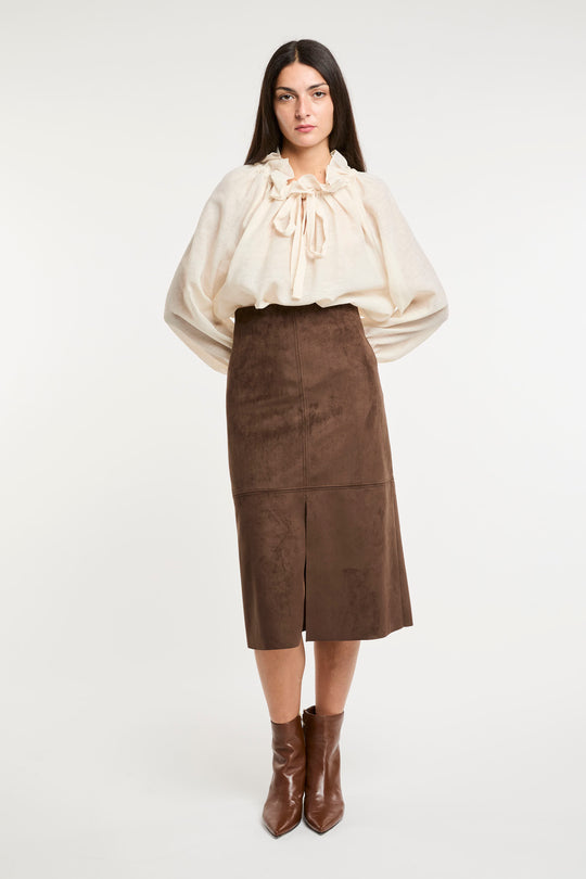 Anna Palmer Gonna EcoCamoscio 8775