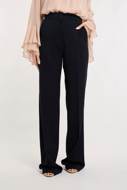 MaxMara Pantalone dritto in Lana 7322