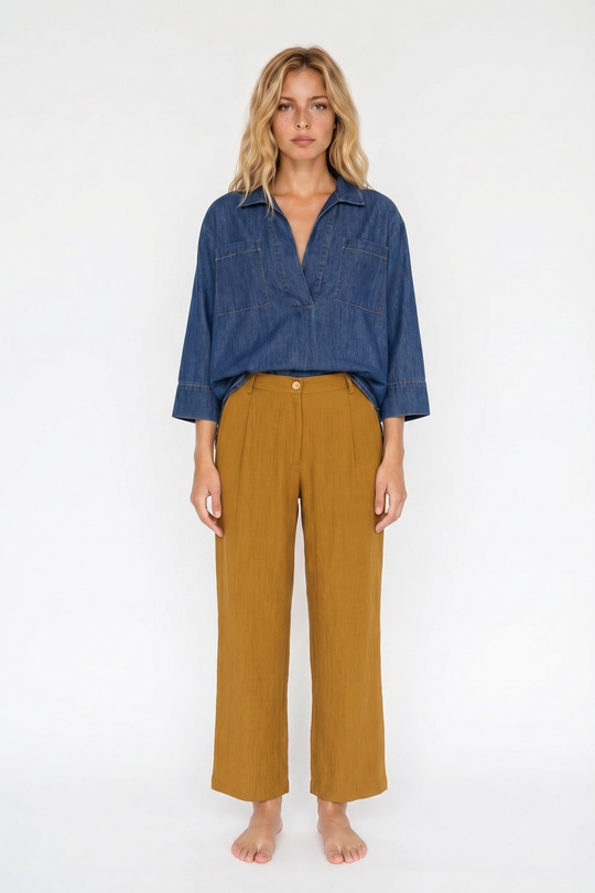 Nice Things Pantaloni in Garza 1412