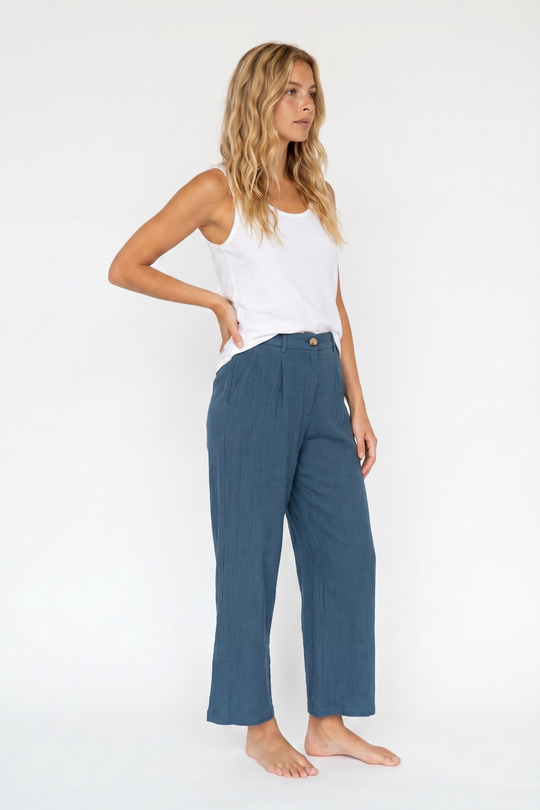 Nice Things Pantaloni in Garza 1411
