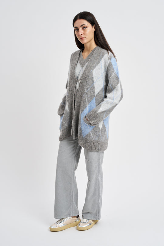 Solotre Cardigan Losanghe 8243