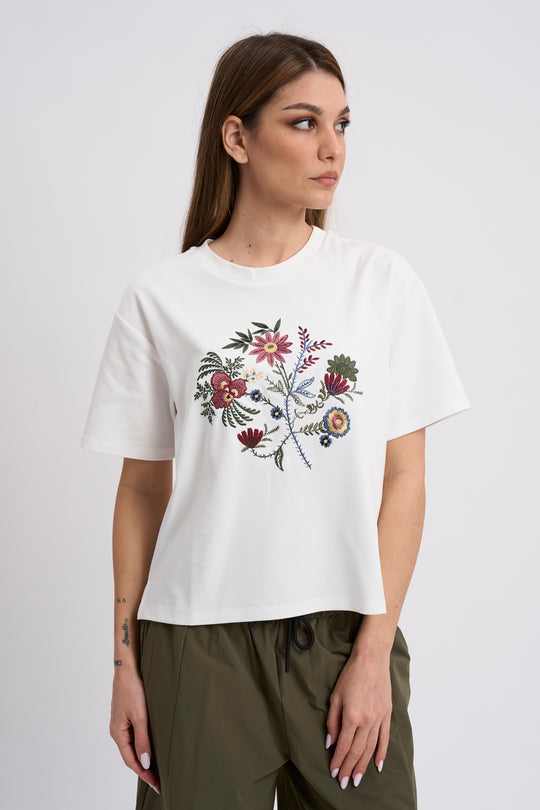 MaxMara T-Shirt Ricamo 1645
