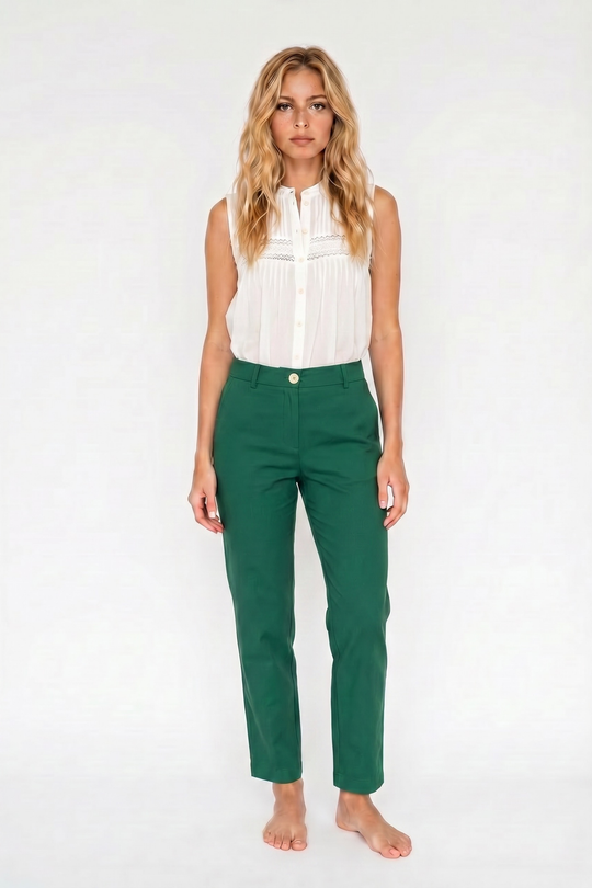 Nice Things Pantaloni in Cotone 1404