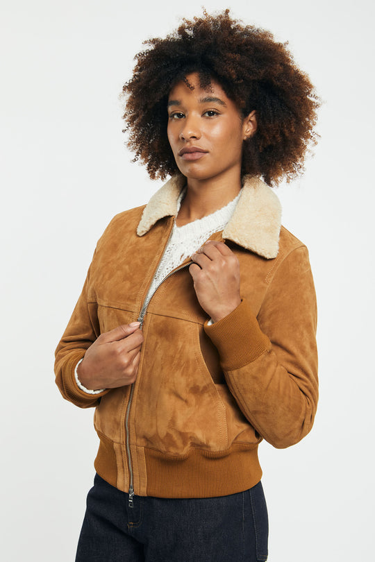 Roy Roger's_GIACCA LUCY IN SUEDE 4616