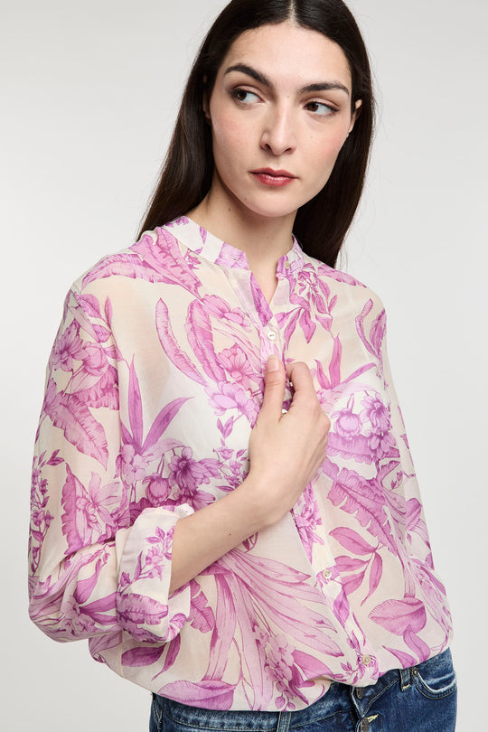 Mason's Camicia stampa Fiori 5288