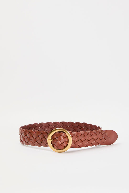 MaxMara Cintura in pelle intrecciata 6354