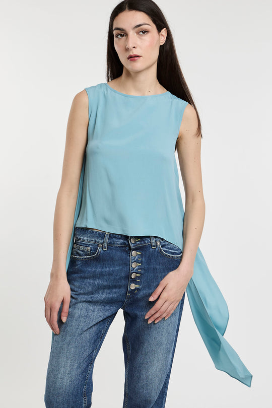 MaxMara Top in Jersey e seta 5778