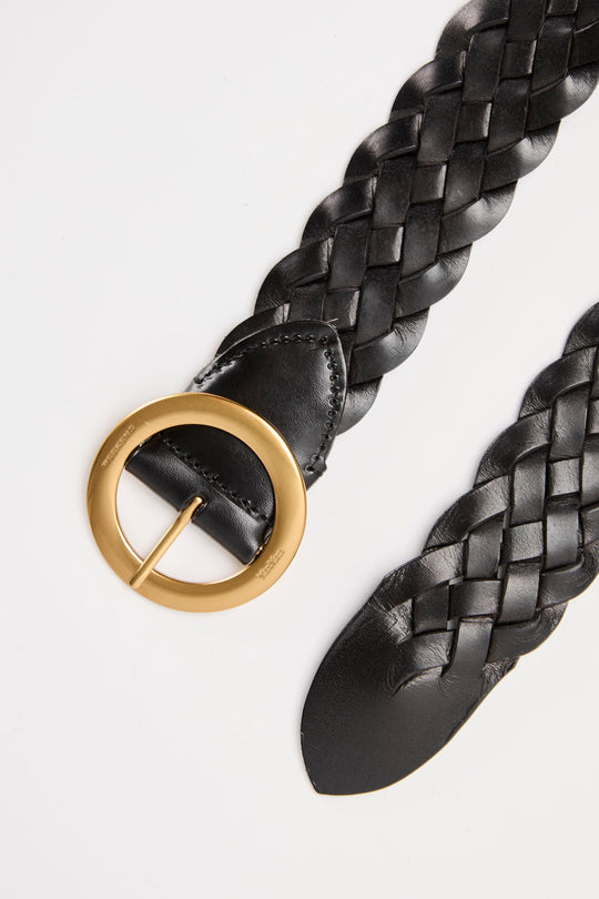 MaxMara Cintura in pelle intrecciata 6355
