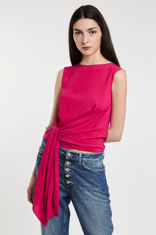 MaxMara Top in Jersey e seta 5779