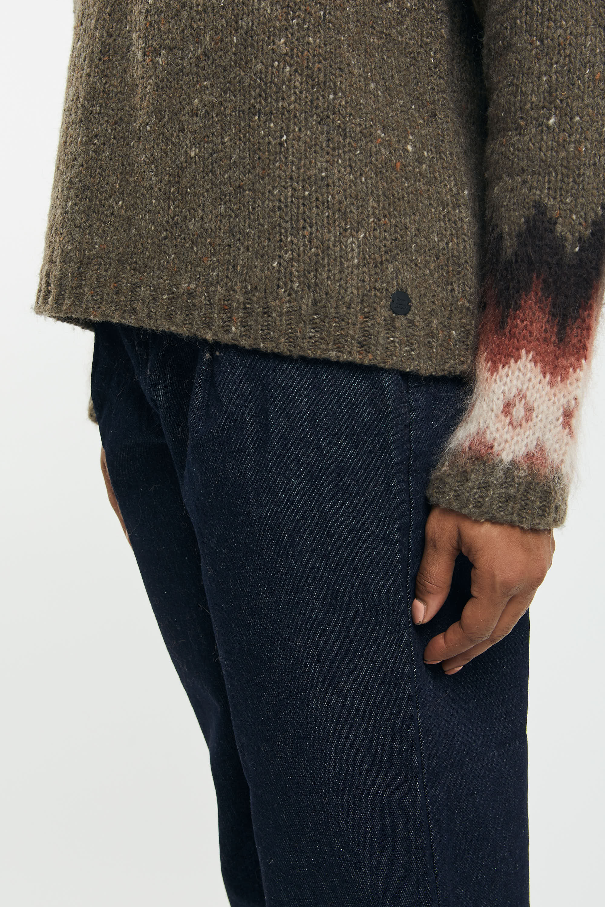 Woolrich Fairisle Pullover 4203 Beige/marrone Donna » Miss Kiss