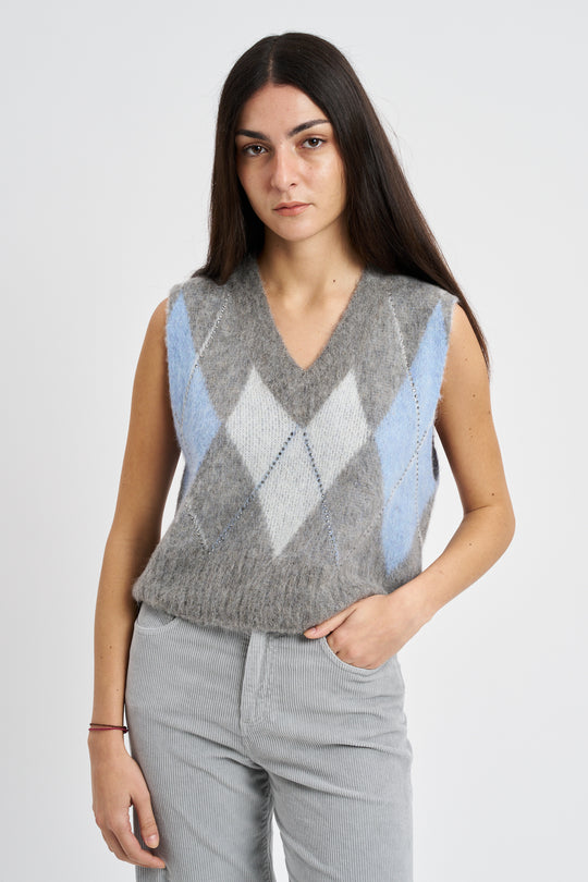 Solotre Gilet Losanghe 8244