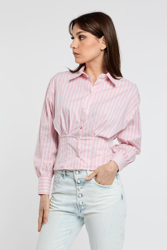 Semicouture Camicia Popeline Rigato 5020