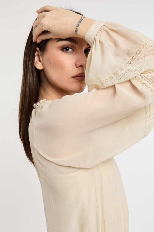 MaxMara Blusa in Georgette 5796