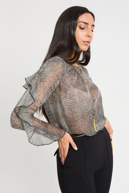 Elisabetta Franchi Camicia Stampa 8043