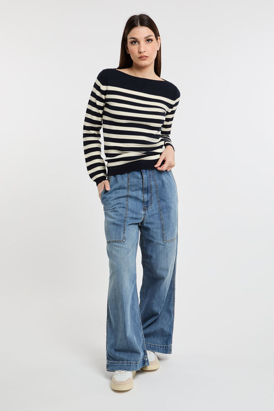 Woolrich Maglia Righe in Cotone 5761