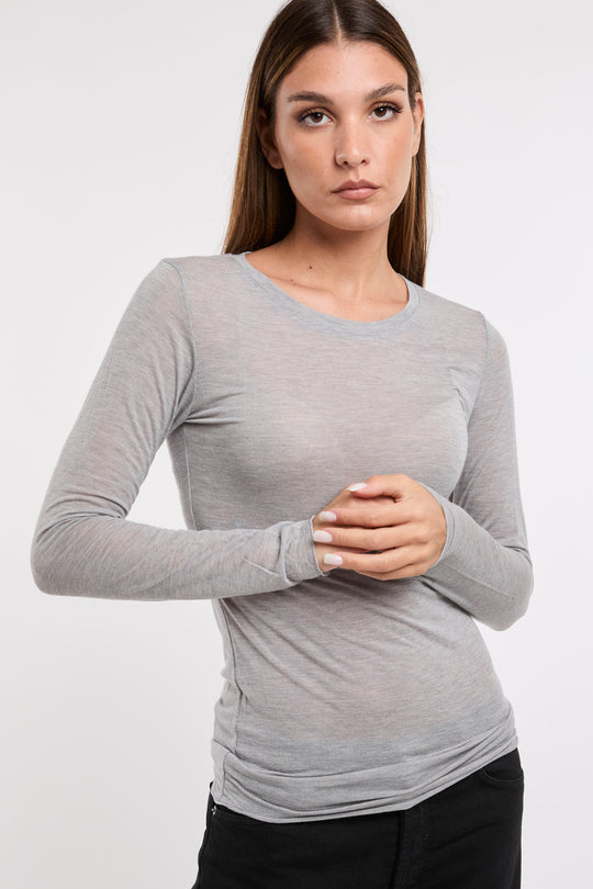 Solotre Maglietta misto Cachemire 6422