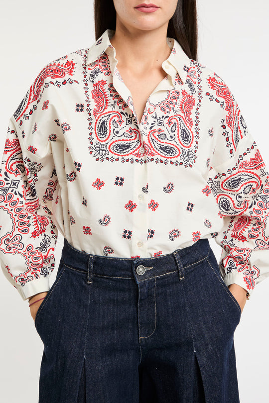 MaxMara Camicia Stampa Bandana 8052