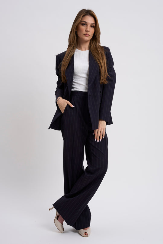 MaxMara Pantaloni Gessati 1662