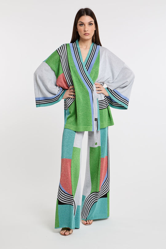 Circus Hotel pantaloni Wid Leg Fantasia 5234