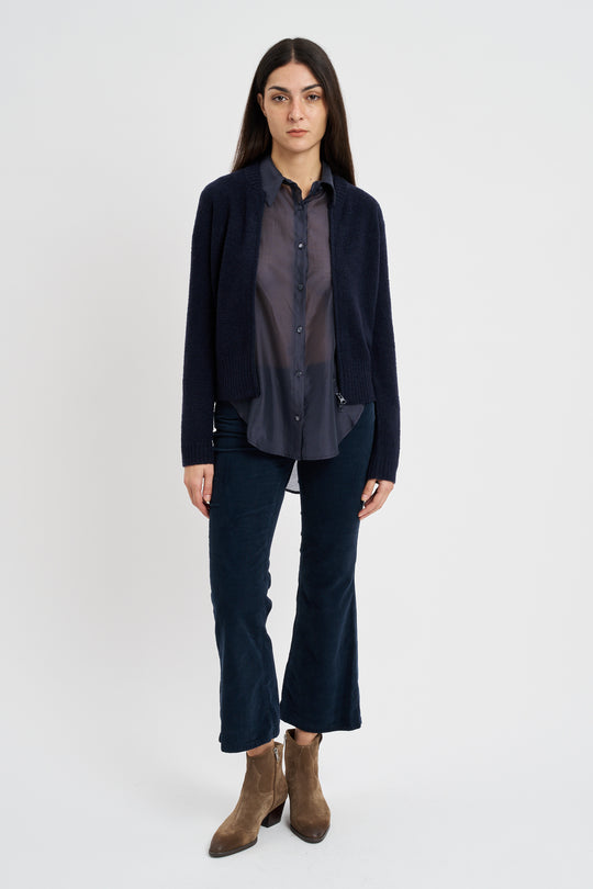 Nice Things Cardigan in Lana Bouclè 8658