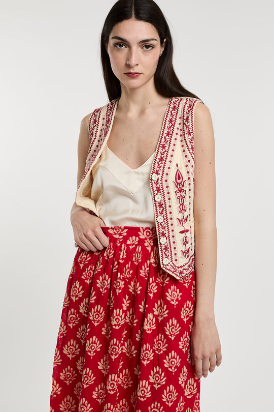Maison Hotel Gilet Ricamato 5742