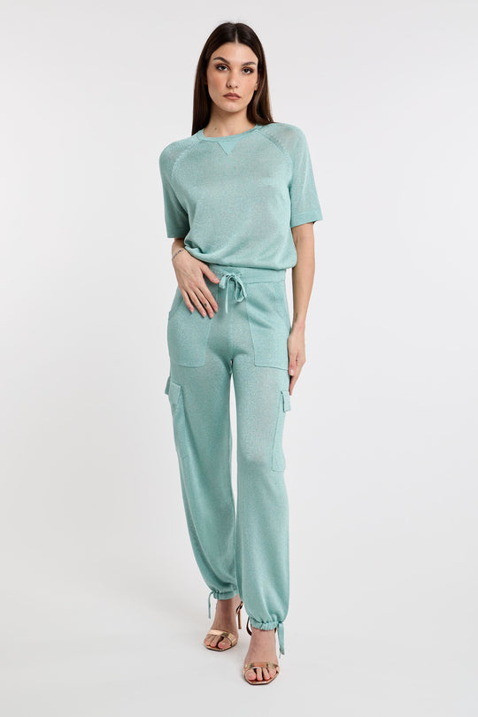 Kangra Pantalone Cargo Lurex 5274