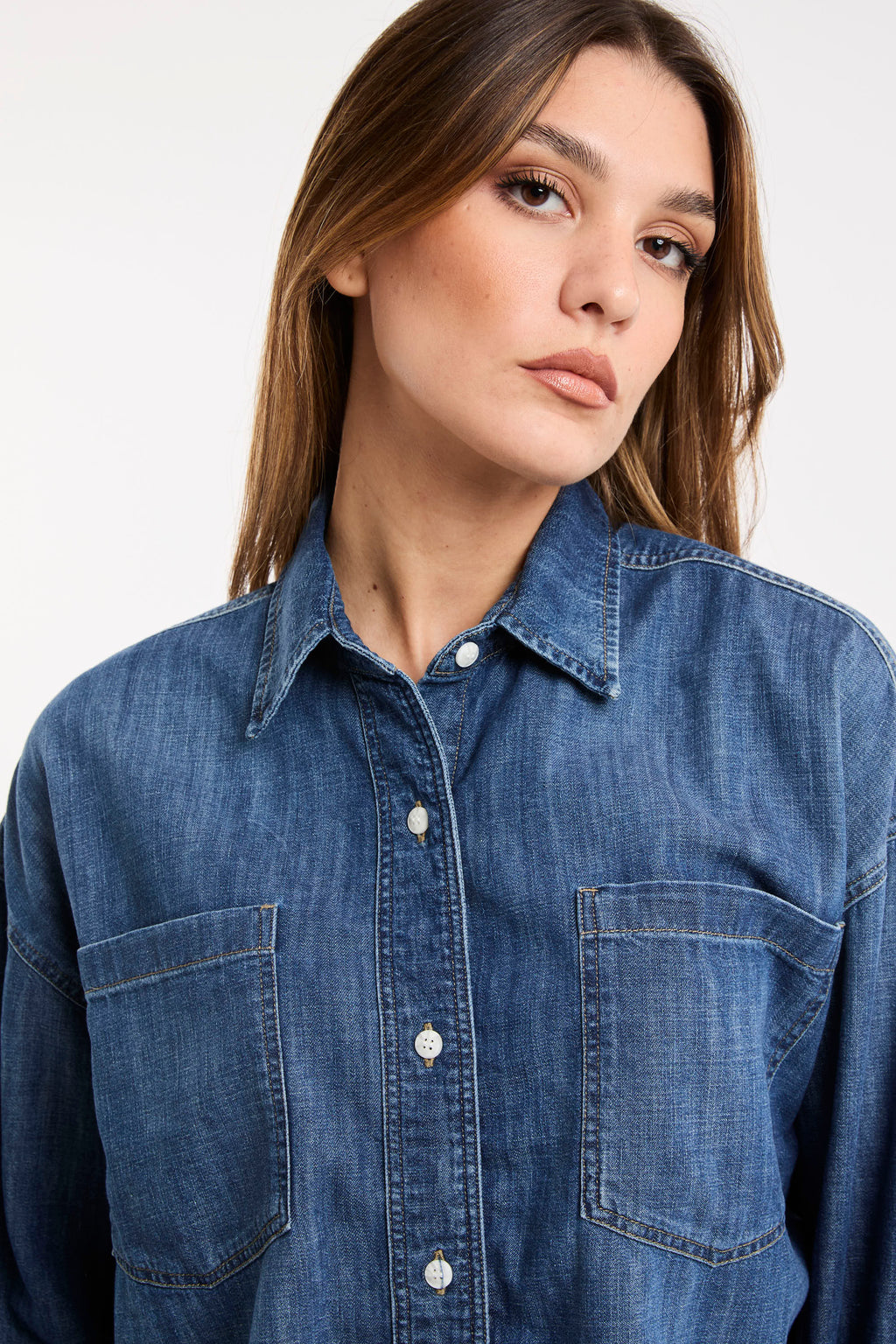 Camicia di jeans donna 60 62 | Moda taglie forti | Ulla Popken Camicia di jeans donna 60 62 | Moda taglie forti | Ulla Popken