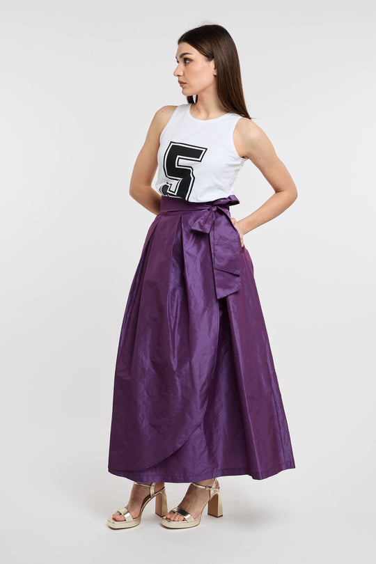 Anna Palmer Gonna in Taffetà 5584