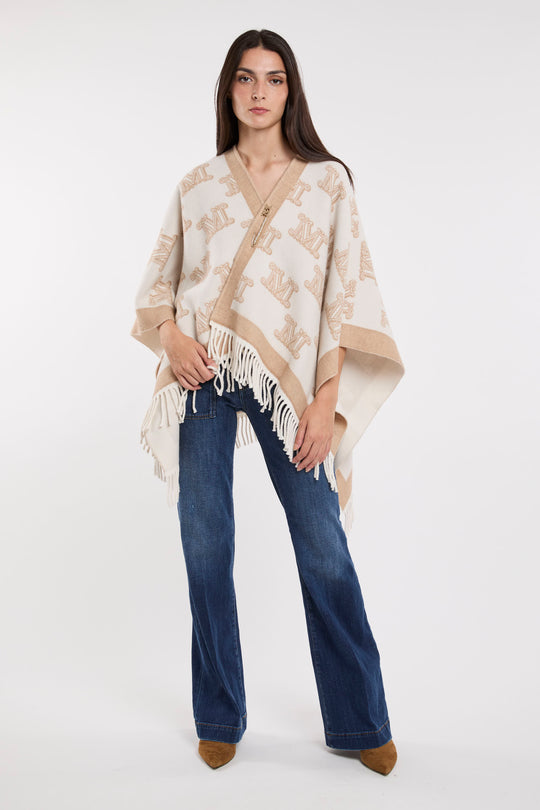 MaxMara Poncho Lana Jaquard 6377