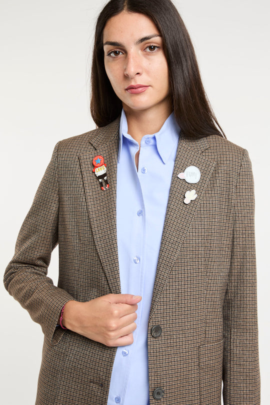 Anna Palmer Giacca con Spille 8781