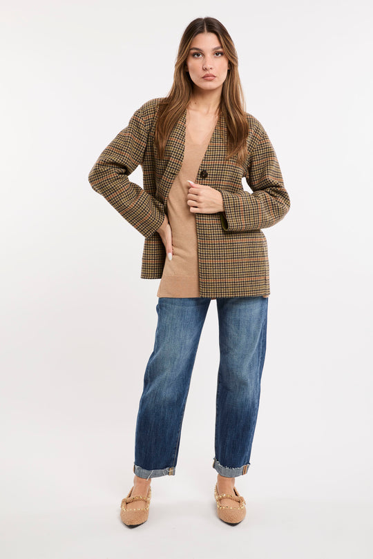 Nice Things Giacca Caban  Doublaface 6504