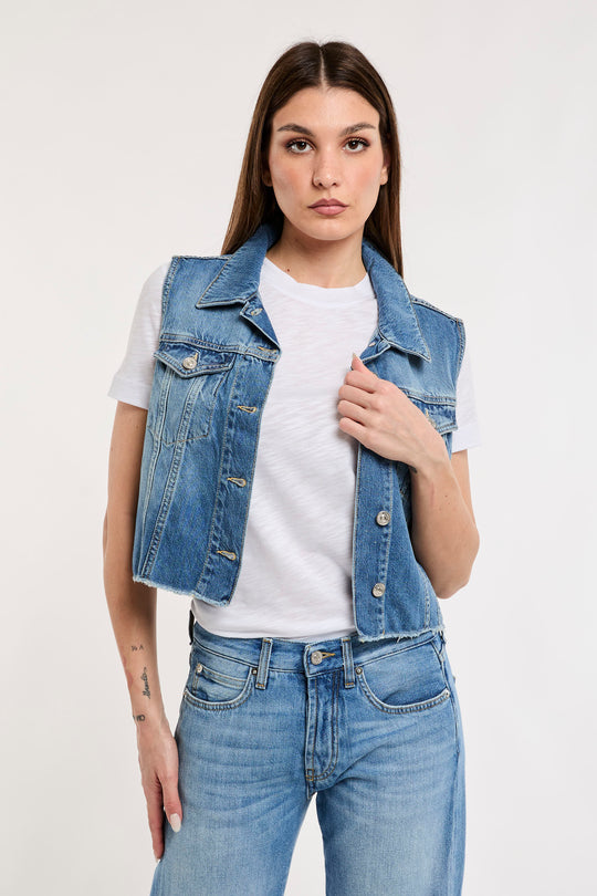 Roy Roger's Gilet Denim 7149